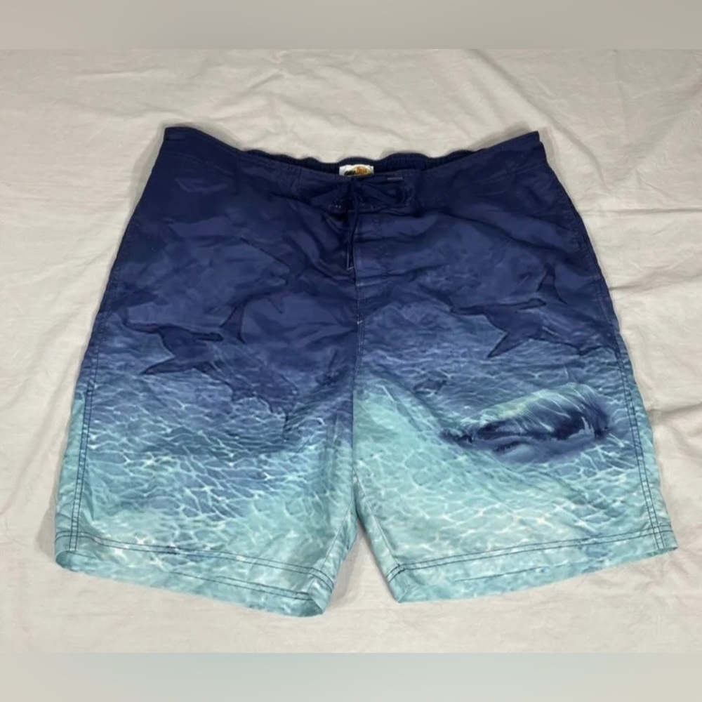 Bass Pro Shops Mens Blue Polyester Swin Shorts Size XXL